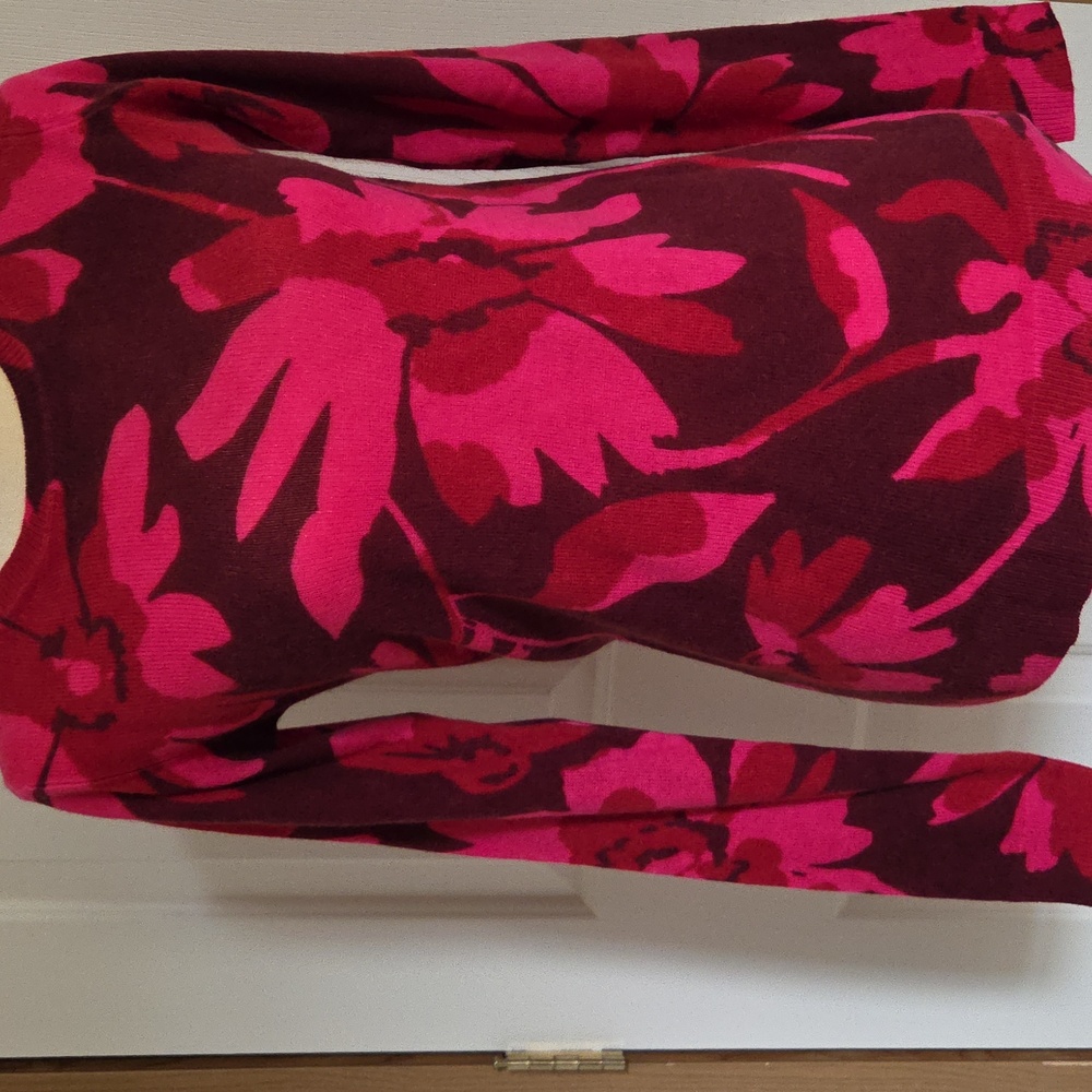 Floral Cashmere Sweater